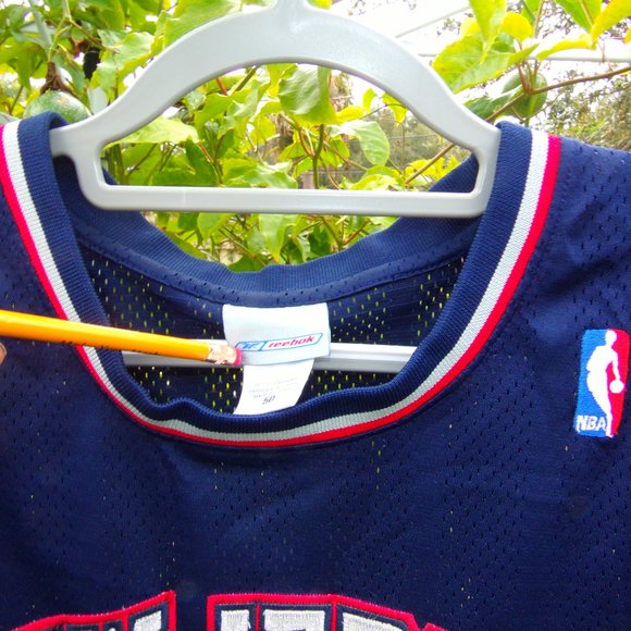 Reebok Authentic NBA New Jersey Nets Vince Carter 15 Jersey Mens SIZE 50 - Picture 5 of 13